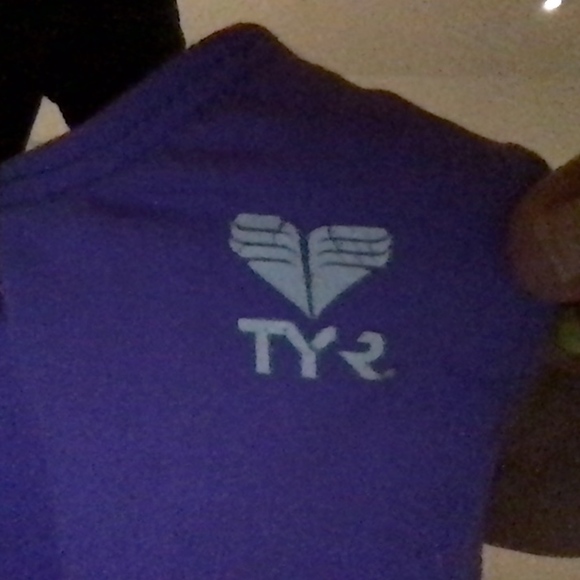 purple one-piece bathing suit - Picture 2 of 2